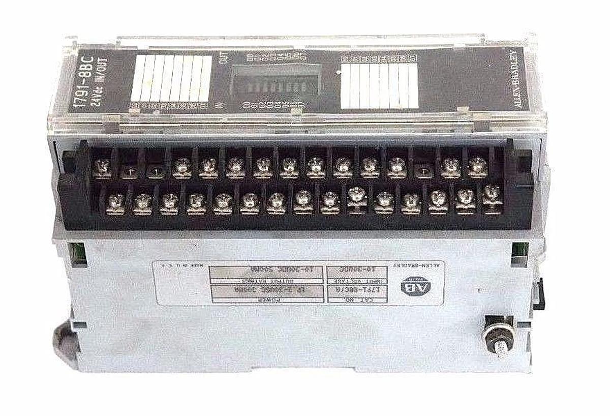 Used ALLEN BRADLEY 1791-8BC I/O BLOCK 1791-8BC/A, 24VDC