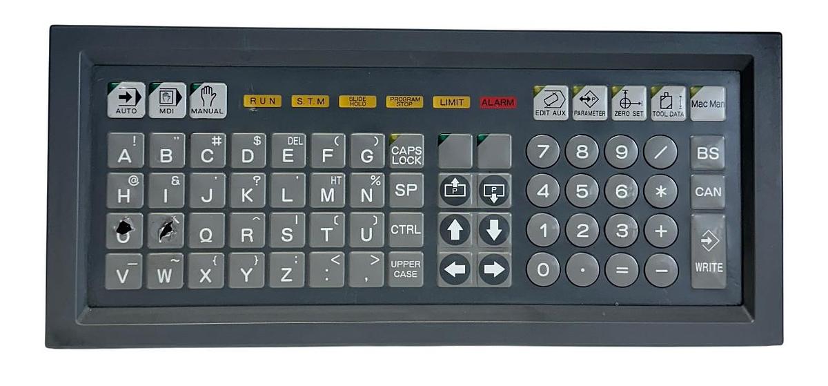 Used OKUMA M-SC / 971494 / C-9402-4101-1 OPUS 7000 OPERATOR KEYPAD ASSEMBLY USNP
