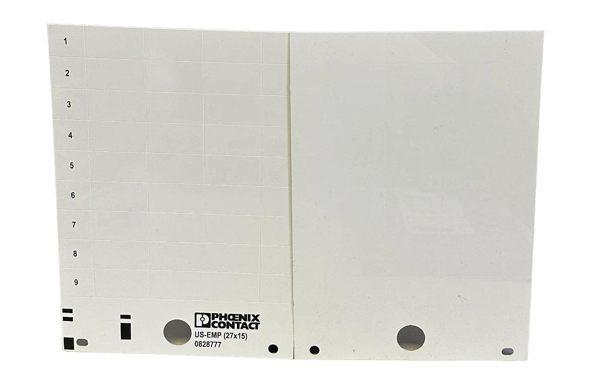 Used 10 NEW PHOENIX CONTACT US-EMP (27X15) THERMOMARK CARDS 08 28 77 7 / 0828777