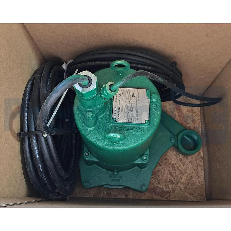 Used PENTAIR HYDROMATIC HPGF500M4-4 SUBMERSIBLE SEWAGE PUMP 5HP 460V 515111147 NSMP