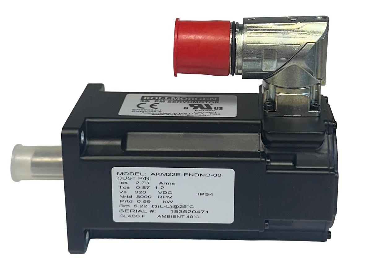 Used KOLLMORGEN AKM22E-ENDNC-00 AKM SERIES SERVO MOTOR AKM22EENDNC00 0.59kW NSMP