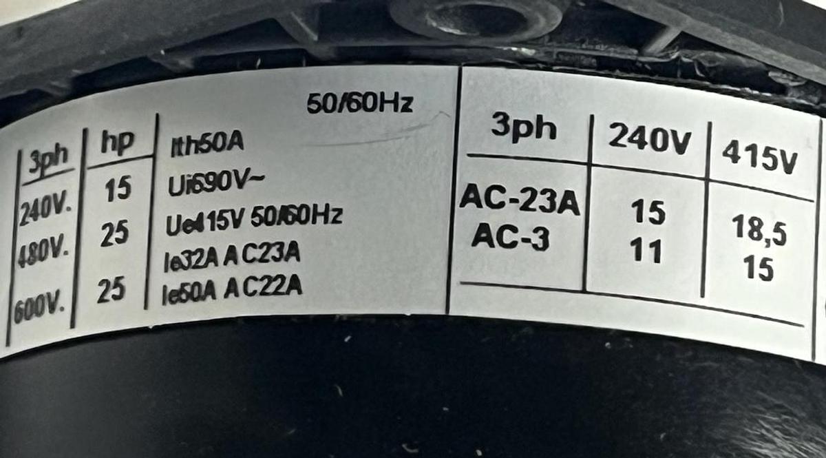 Used Electroswitch KW40-909A1-2 | KW40 Cam-Action Rotary Switch | 40A 600VAC | NSMP