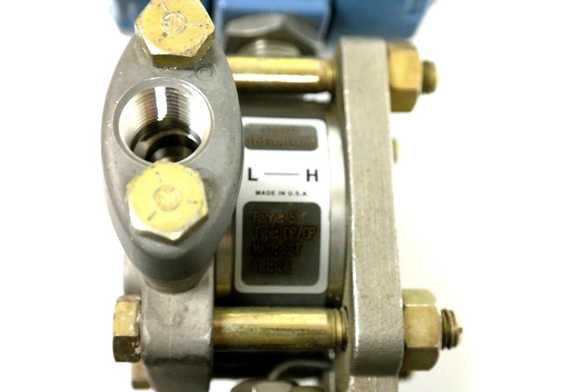 Used ROSEMOUNT 1151LT5SD0B22D PRESSURE TRANSMITTER 45V-DC 0-750 IN-H2O 1151-0011-0052