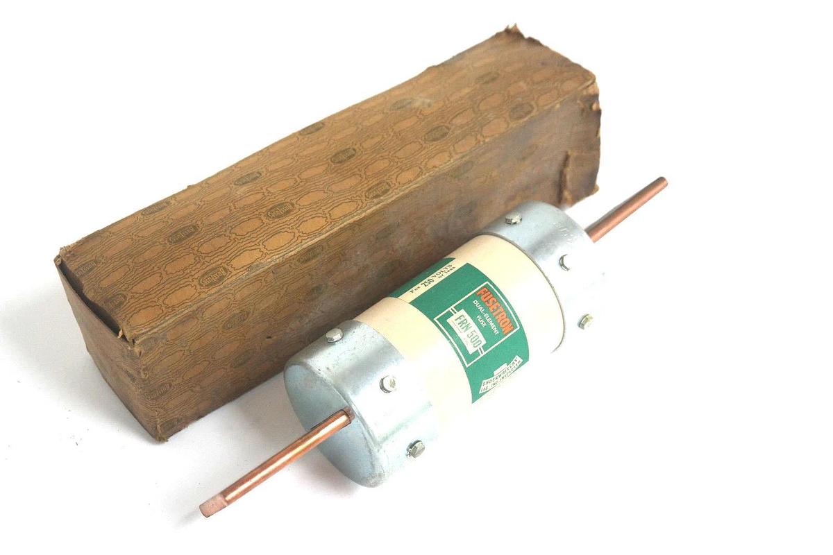 Used NIB FUSETRON FRN-500 DUAL ELEMENT  FUSE 250V FRN500
