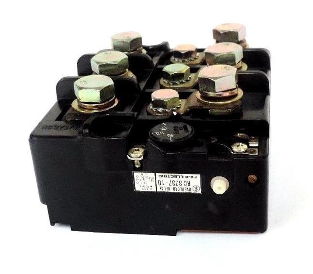 Used FUJI ELECTRIC RC3737-10 OVERLOAD RELAY RC373710 (DAMAGED)