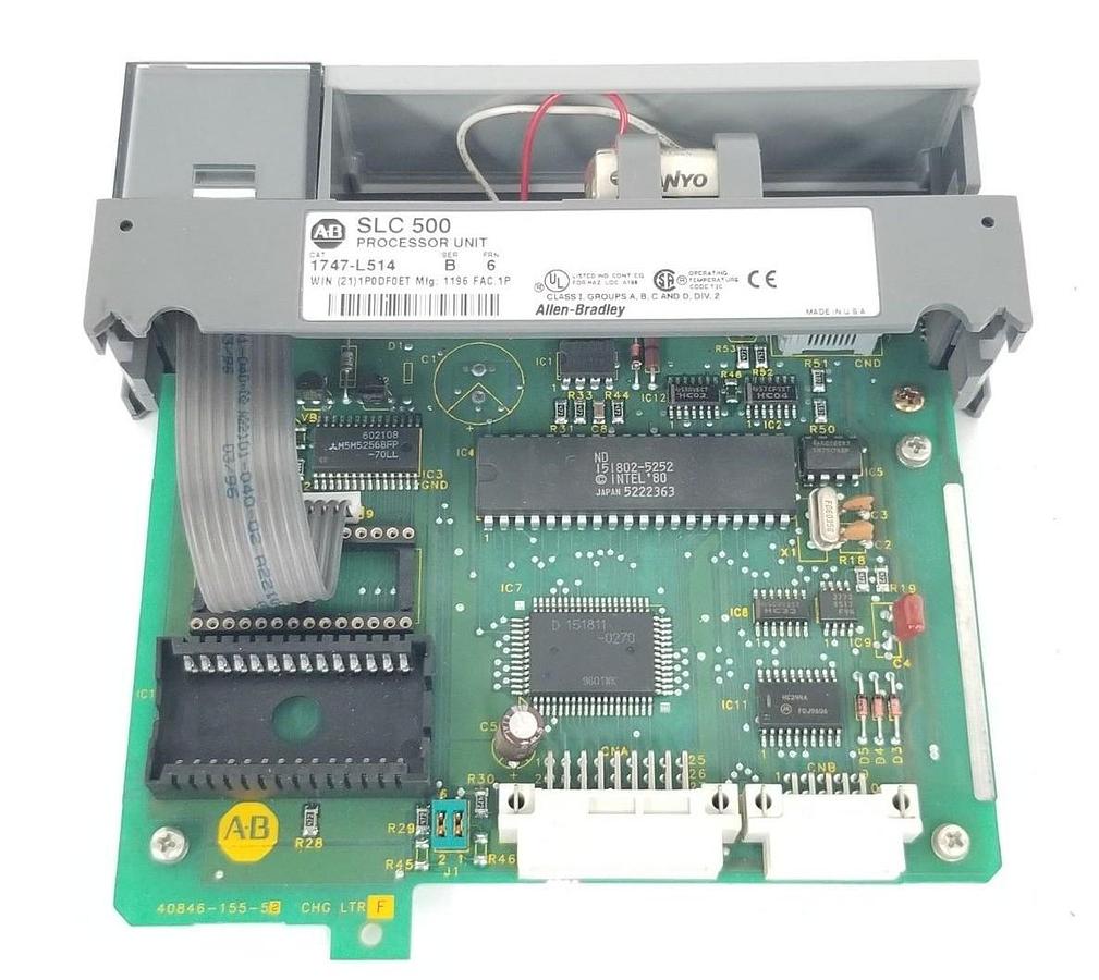 Used ALLEN BRADLEY 1747-L514 PROCESSOR UNIT 1747L514, SER. B FRN: 6