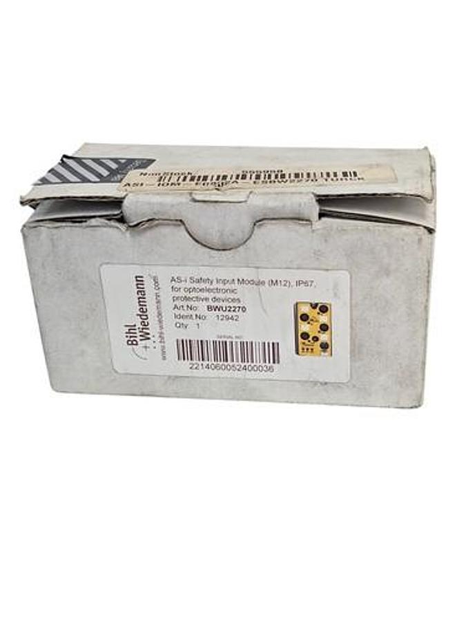 Used BIHL & WIEDEMANN BWU2270 SAFETY INPUT MODULE IDENT. NO: 12942