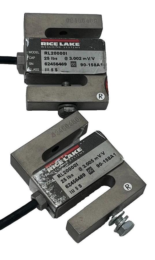 Used Rice Lake 420 Plus -2A Indicator 85124/01 & (2) RL20000I-25 S-Beam Load Cells