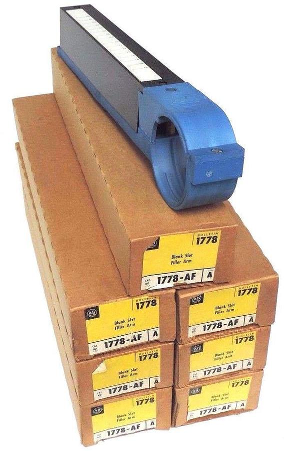 Used LOT OF 8 NEW ALLEN BRADLEY 1778-AF BLANK SLOT FILLER ARMS SER A 634184-15 1778AF
