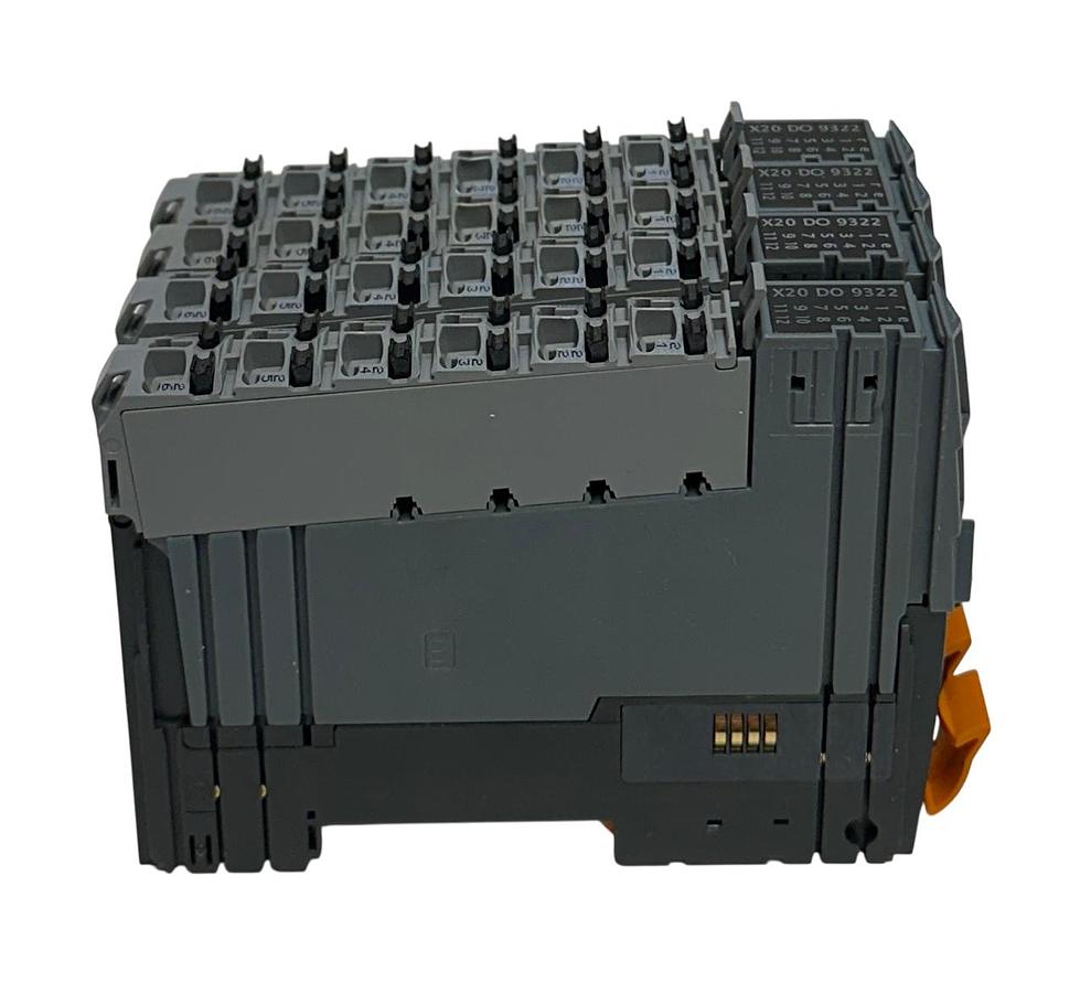 Used 4 B&R X20 DO 9322 / X20DO9322 X20 SERIES DIGITAL OUTPUT MODULES X20BM11 24V NSNP