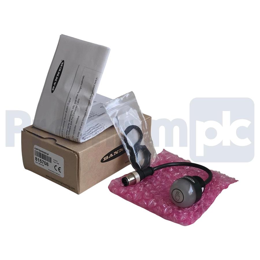 Used Banner K30PTEAMRGB7QP 815708 K30 Pro Touch 7-Color RGB Sensor 8-pin M12 NSMP