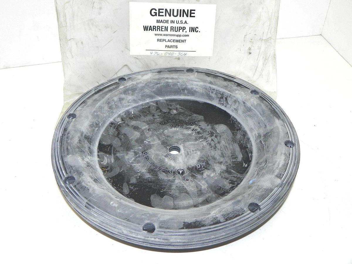 Used NEW WARREN RUPP 476-040-364 WETTED END KIT 476040364