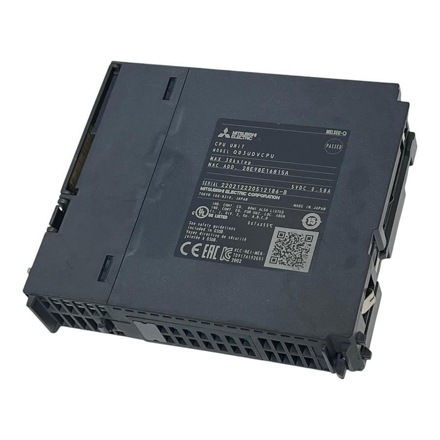 Used Mitsubishi Q03UDVCPU MELSEC-Q Series Universal PLC Processor Module