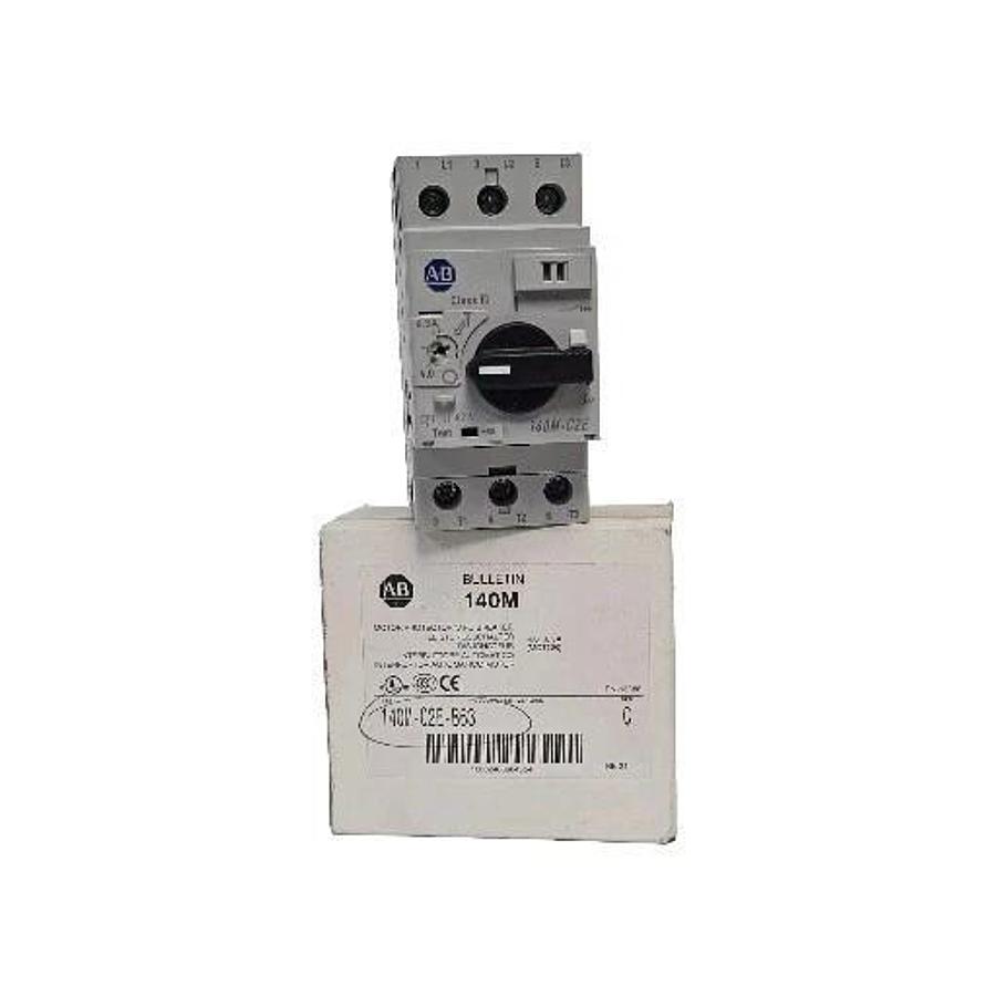 NIB ALLEN BRADLEY 140M-C2E-B63 MOTOR PROTECTOR / CIRCUIT BREAKER SER. C