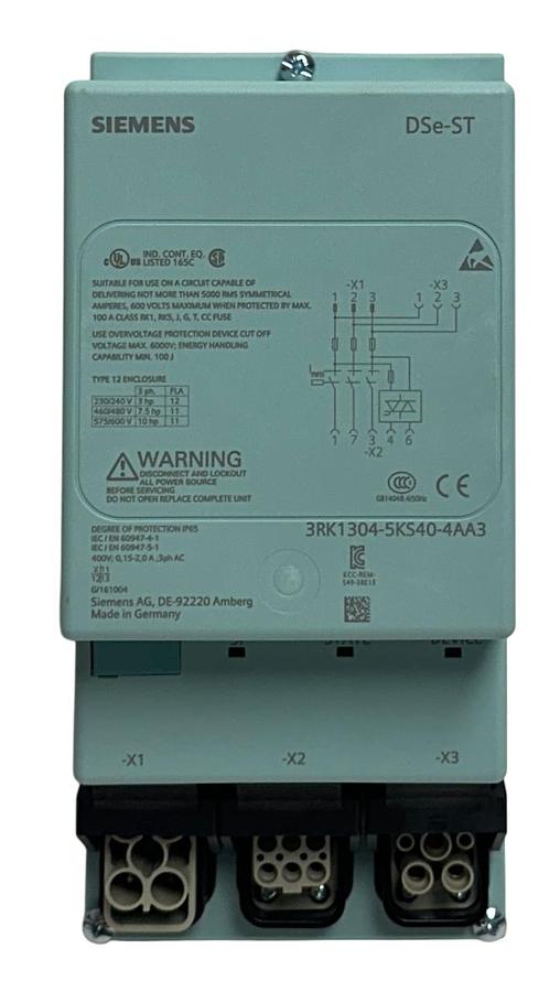 Used SIEMENS 3RK1304-5KS40-4AA3 / DSe-ST SIMATIC ET 200pro MOTOR STARTER 400V NSMP