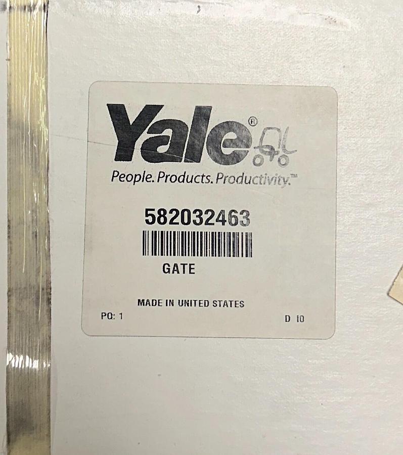 Used NEW YALE 582032463 / YT582032463 OEM GATE FOR FORKLIFT NSMP