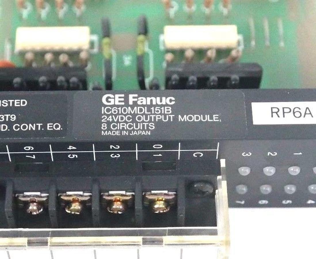 Used NIB GE FANUC IC610MDL151B SERIES ONE PROGRAMMABLE CONTROLLER 24VDC OUTPUT