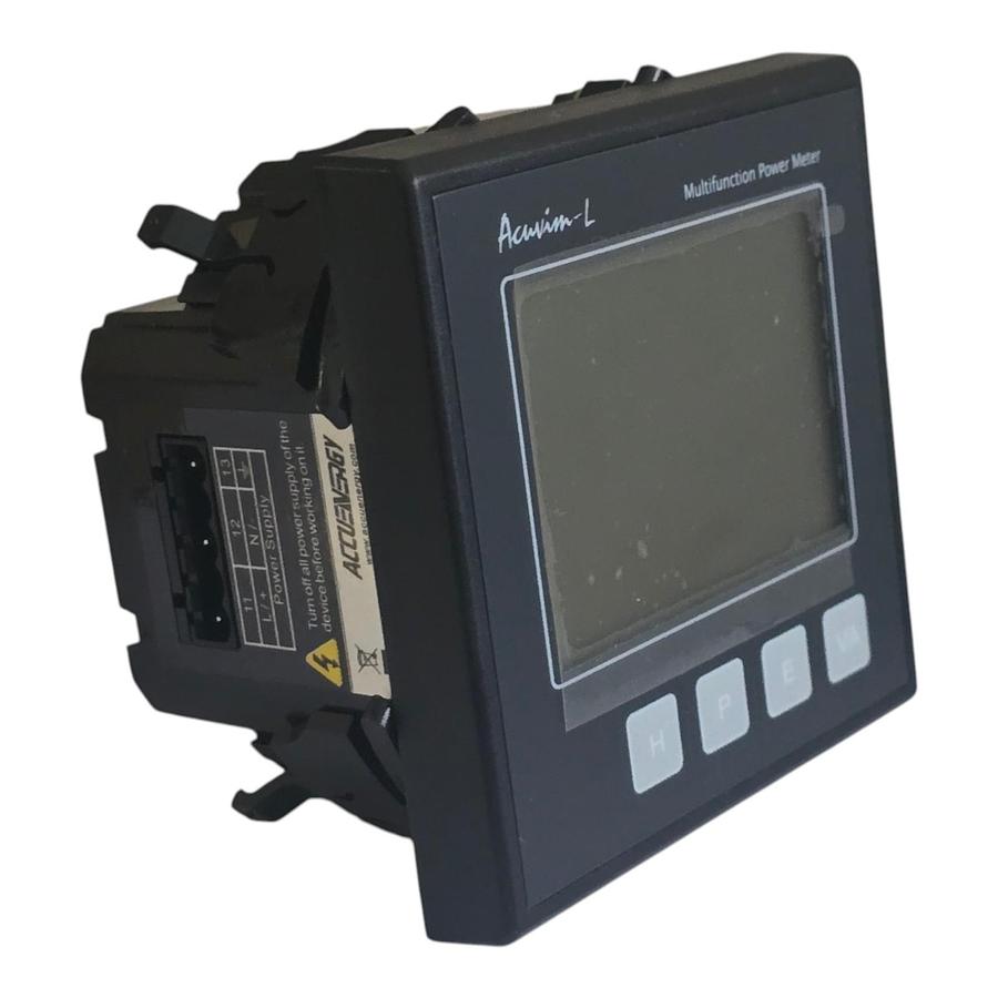 Used Accuenergy Acuvim-CL-D-60 Multifunction Power & Energy Meter 5A RS485 Modbus NEW