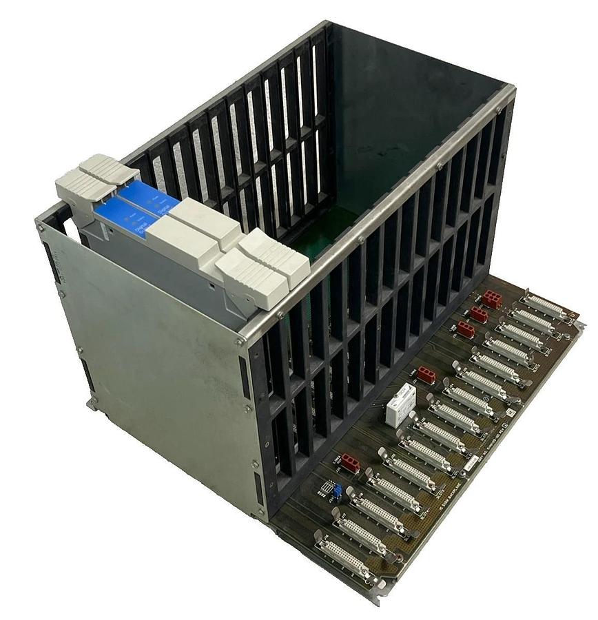 Used Honeywell 51401525-100 Rev A 15-Slot Chassis w/ (2) 51304485-100 Digital Modules