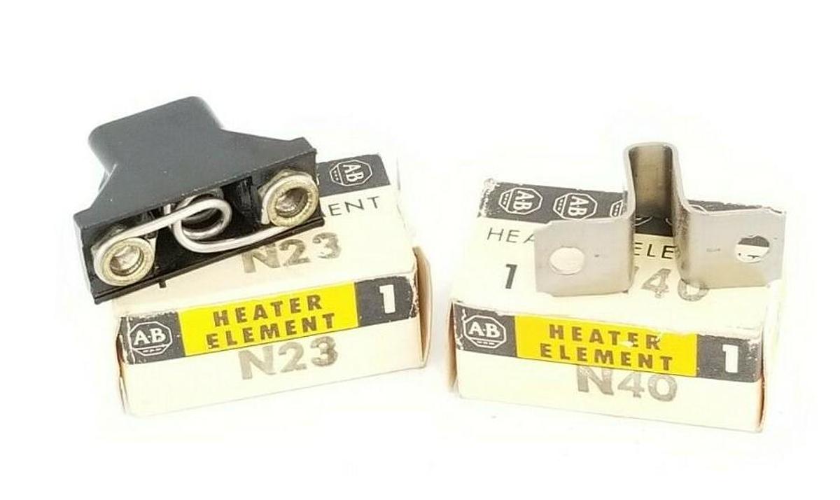 Used NIB ALLEN BRADLEY N23 & N40 HEATER ELEMENTS