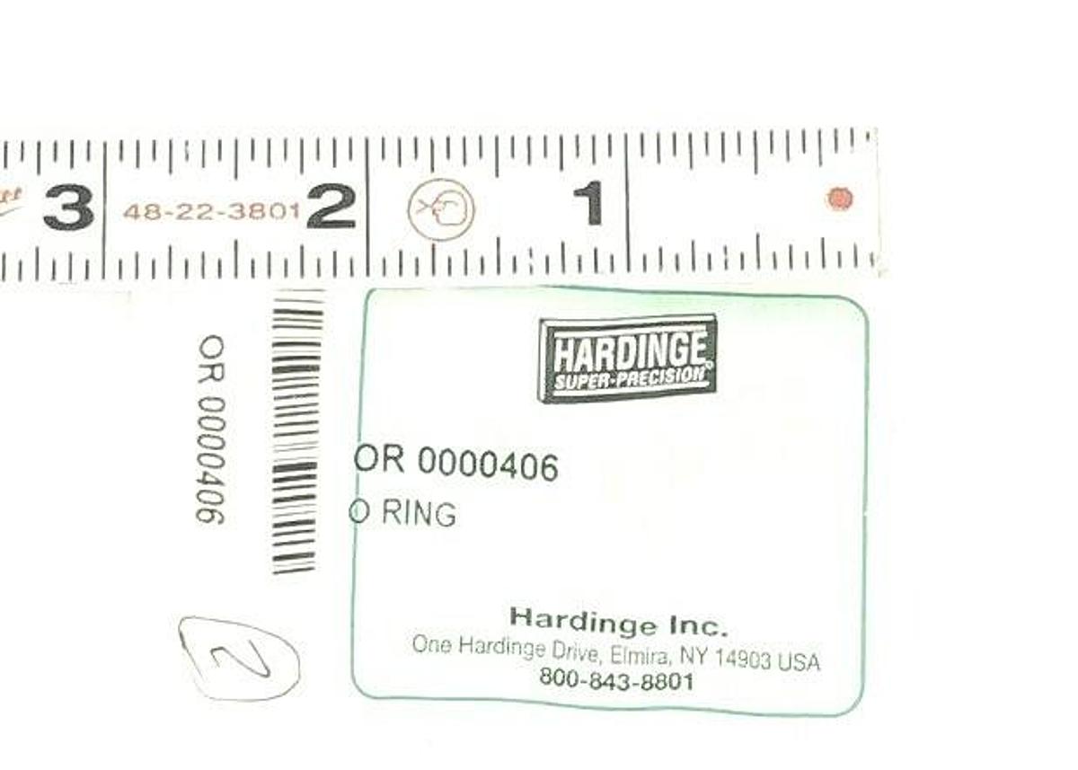 Used PACK OF 2 NEW HARDINGE OR 0000406 "O" RINGS OR0000406