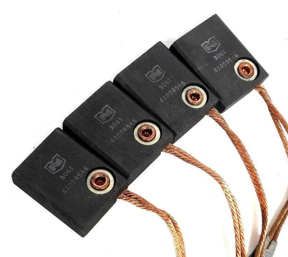 LOT OF 4 NEW NATIONAL 61008566 CARBON BRUSHES 3061
