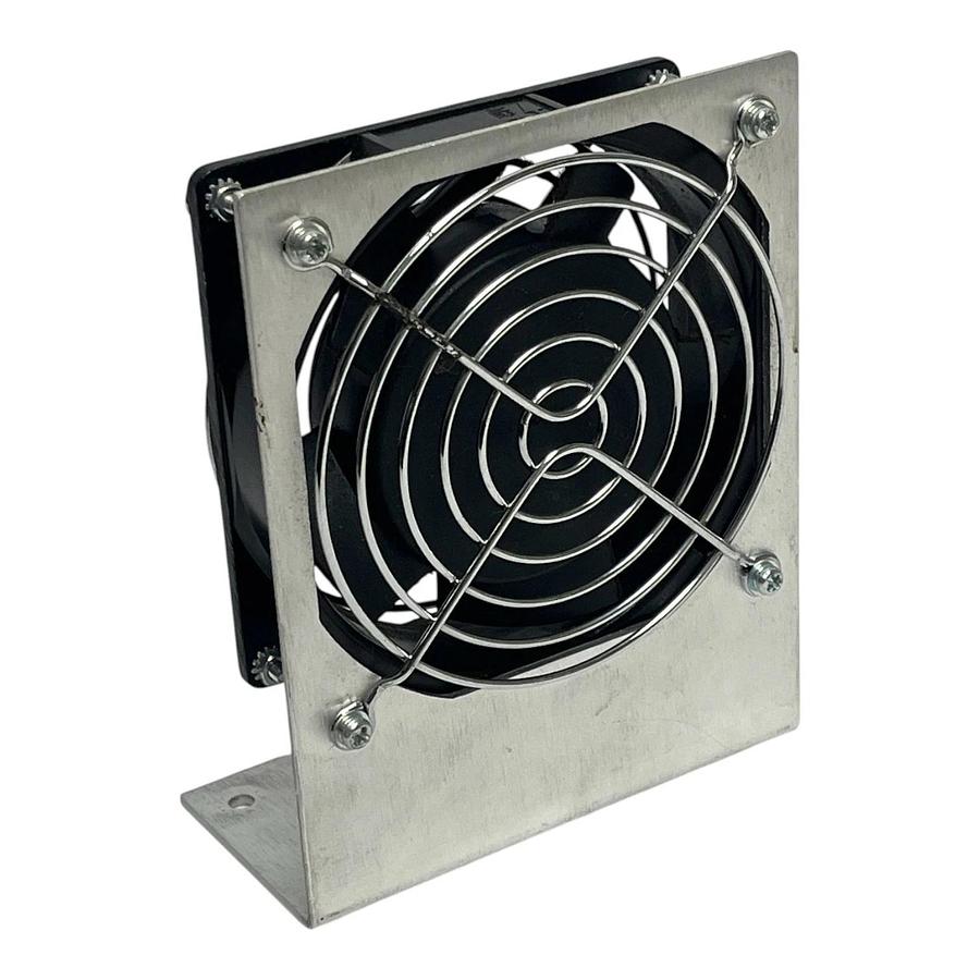 Used Sunon SF11592A 1092HBT AC Axial Fan 115V 92mm w/ Aluminum Bracket & Grills