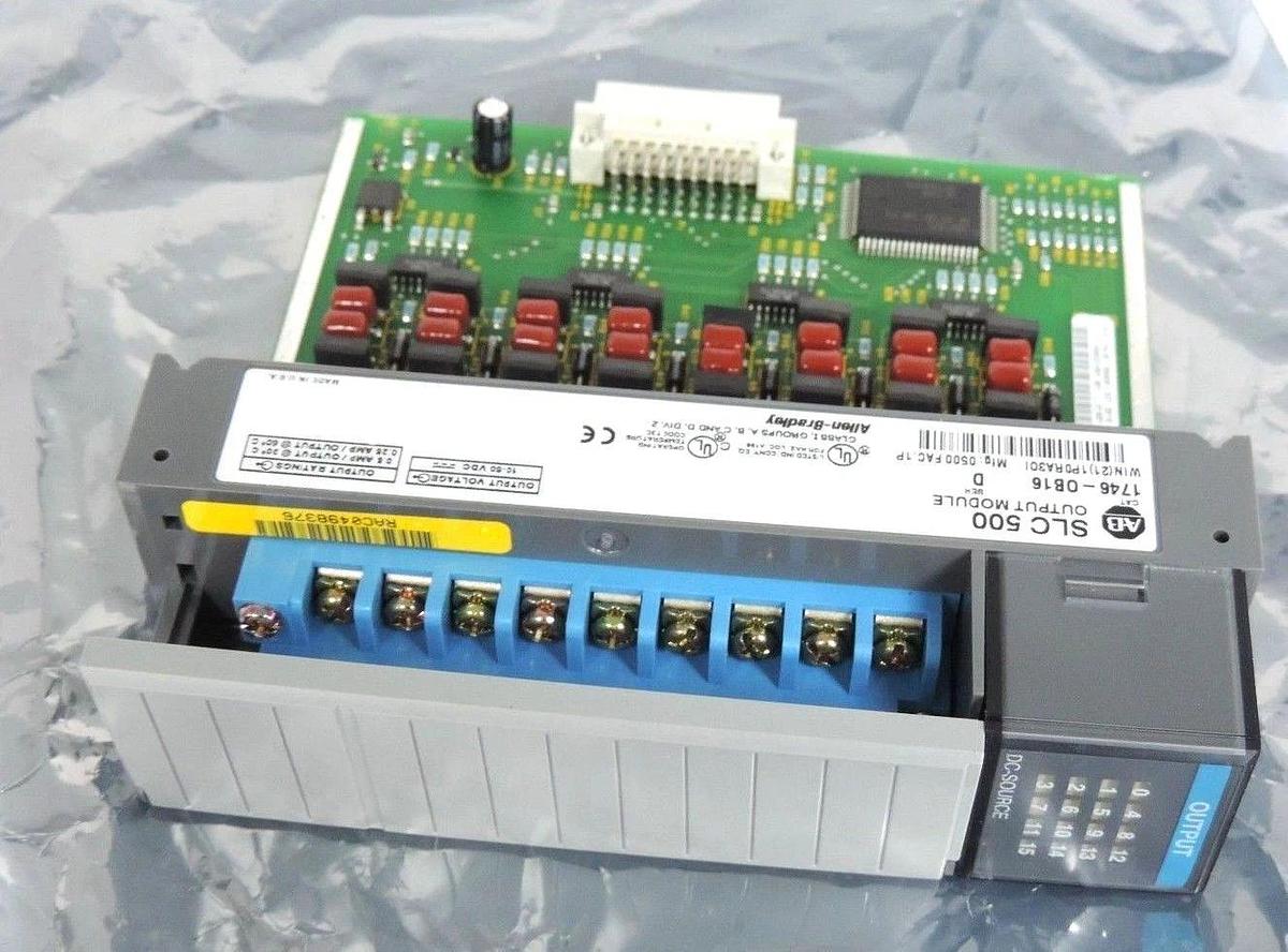 Refurbished REPAIRED ALLEN BRADLEY 1746-OB16 OUTPUT MODULE 1746OB16 SER. D