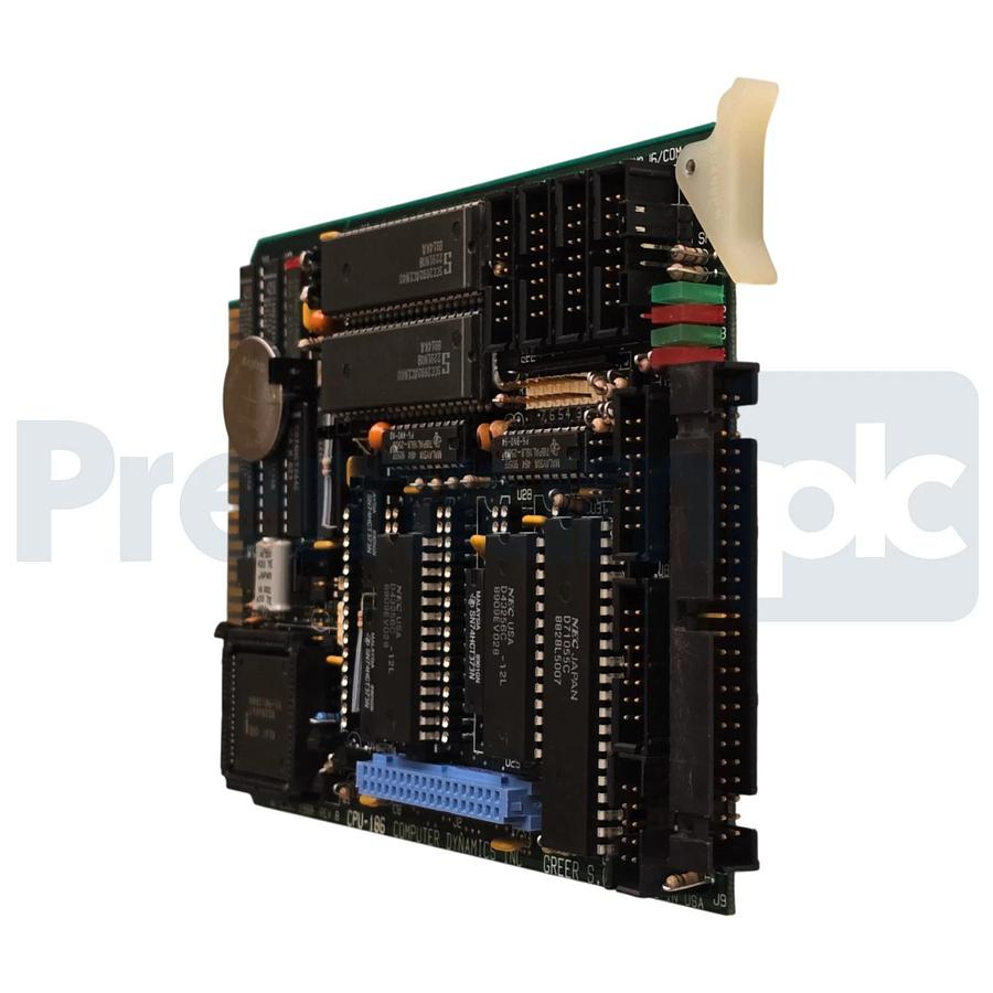 COMPUTER DYNAMICS INC CPU-186 BASE PROCESSOR BOARD, REV B, CPU186 NSNP