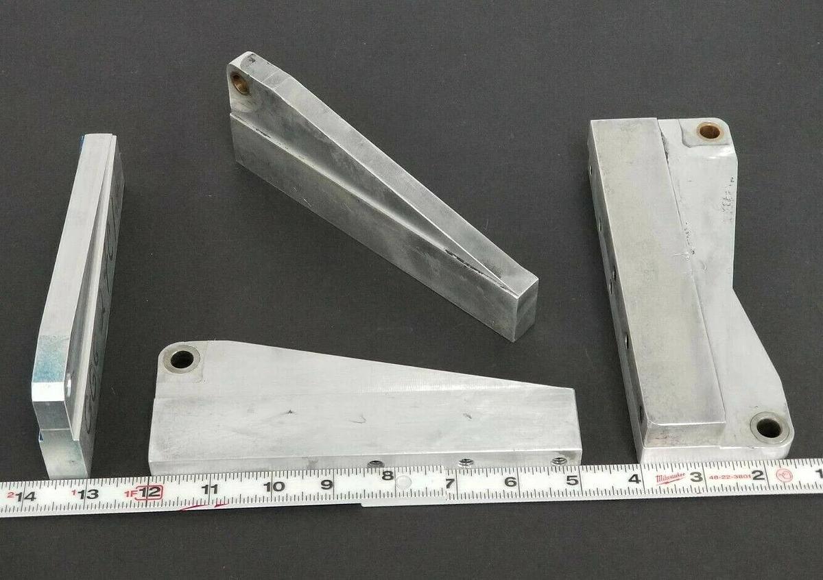 Used LOT OF 5 GENERIC GGG2-4C1 RPR ALUMINUM MOUNTING ARMS GGG24C1