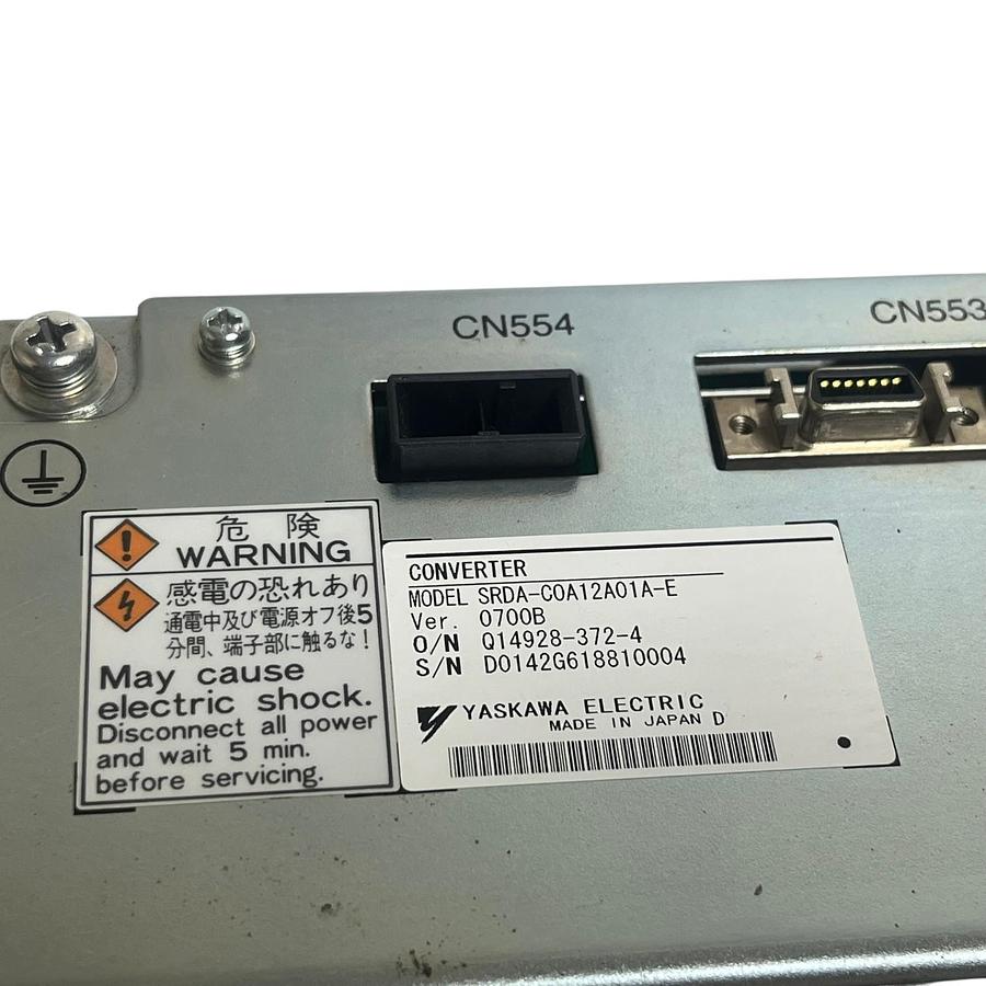 Used Yaskawa Motoman DX100 Robot Converter Module SRDA-COA12A01A-E Ver. 0700B