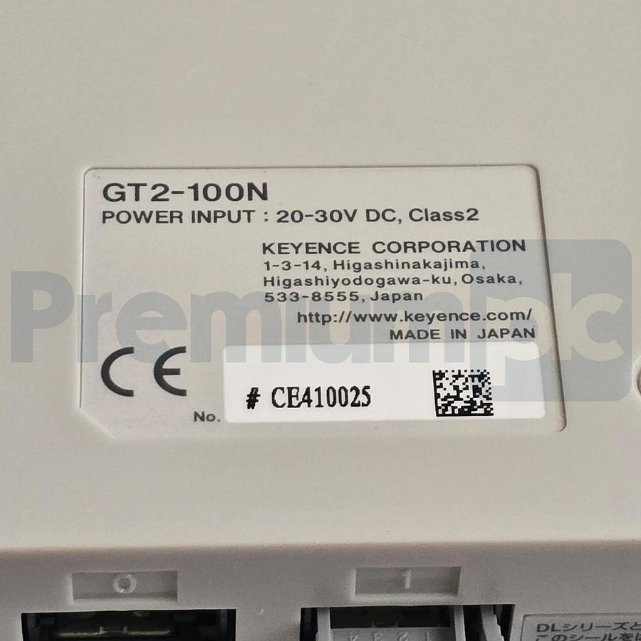 Keyence GT2-100N Digital Laser Sensor Amplifier Unit Large Display 2-Ch NSMP