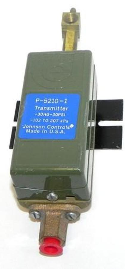 Used NEW JOHNSON CONTROLS P-5210-1 TRANSMITTER 30HC-30PSI 102 TO 207 kPa