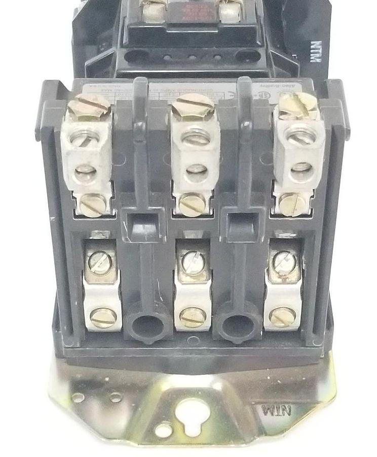 Used ALLEN BRADLEY 509-COD-XXX STARTER SIZE 2, SER. B, 120V 60HZ, CC236 , 595-A