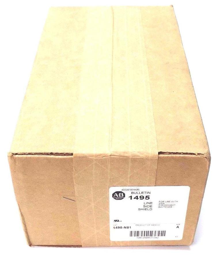 Used NEW SEALED ALLEN BRADLEY 1495-N81 SER. A LINE SIDE SHIELD 1495N81