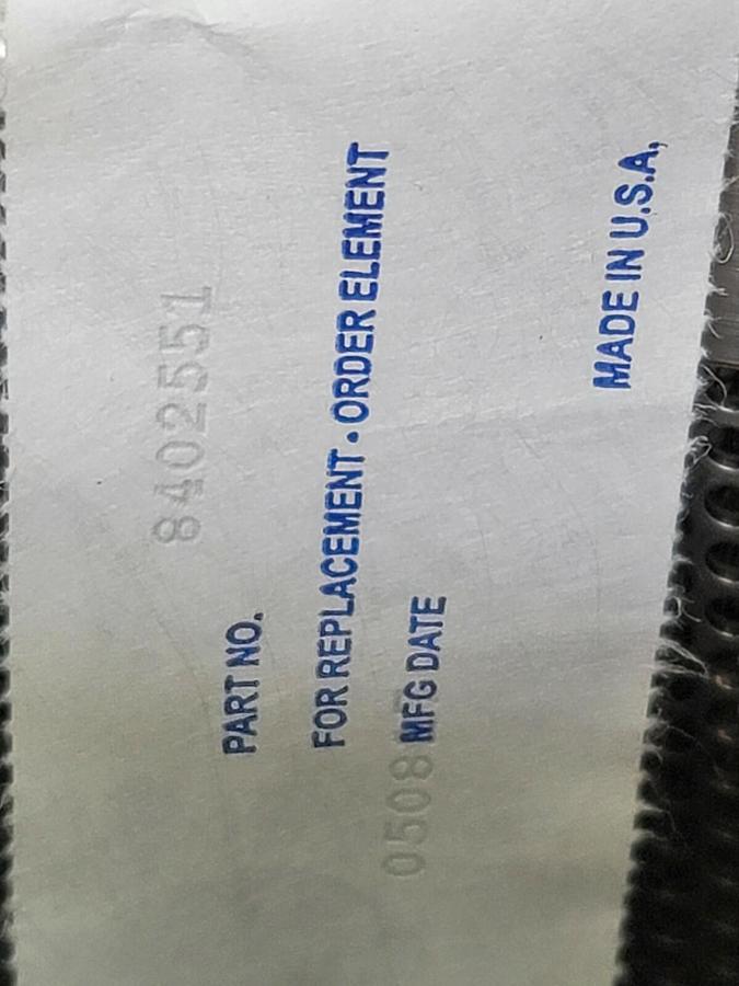 NEW SPX FLOW DOLLINGER 49HBN402N65 FILER ELEMENT D177MA SWND2 8402551