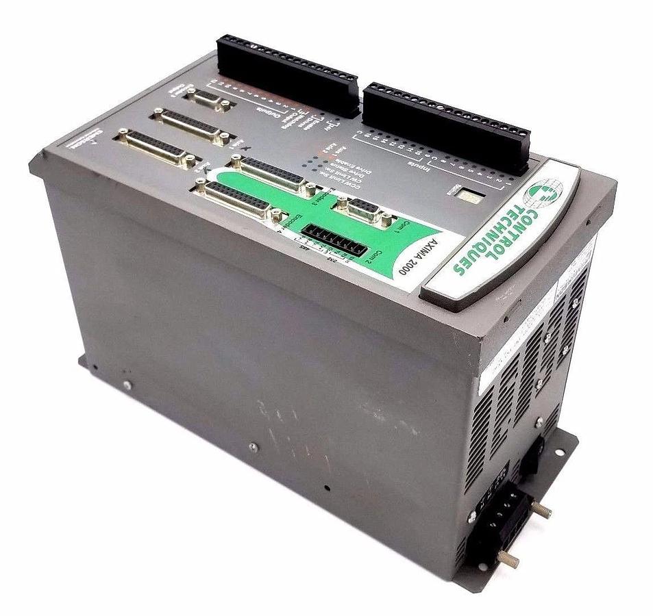 Used CONTROL TECHNIQUES AX-2000-00-00-03C AXIMA 2000 2-AXIS CONTROLLER 964369-37