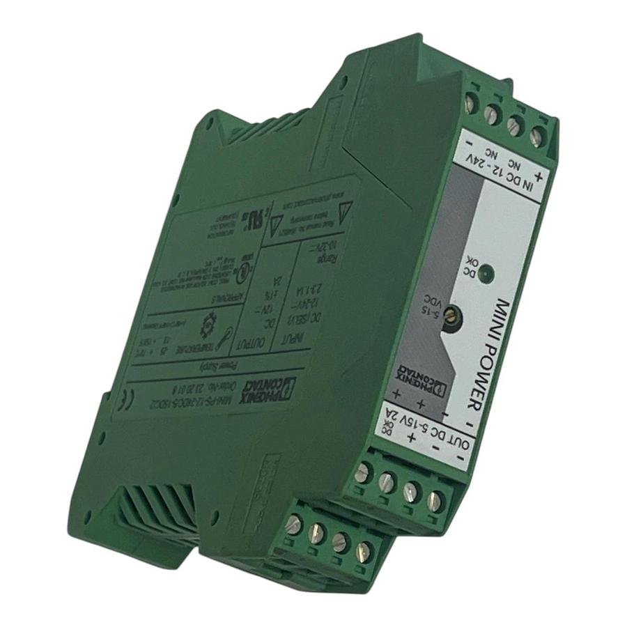 Used Phoenix Contact MINI-PS-12-24DC/5-15DC/2 Power Supply 2866297 DC/DC Converter
