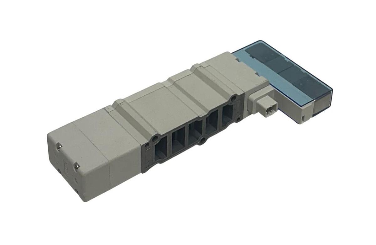 SMC SY7400-5U1 / SY74005U1 PNEUMATIC SOLENOID VALVE 5-PORT 24VDC 3-POS NSMP