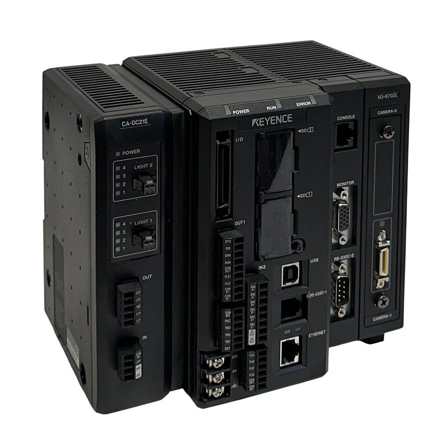 Used For Parts KEYENCE XG-8702L / CA-DC21E MULTI-CAMERA IMAGING SYSTEM CONTROLLER USB