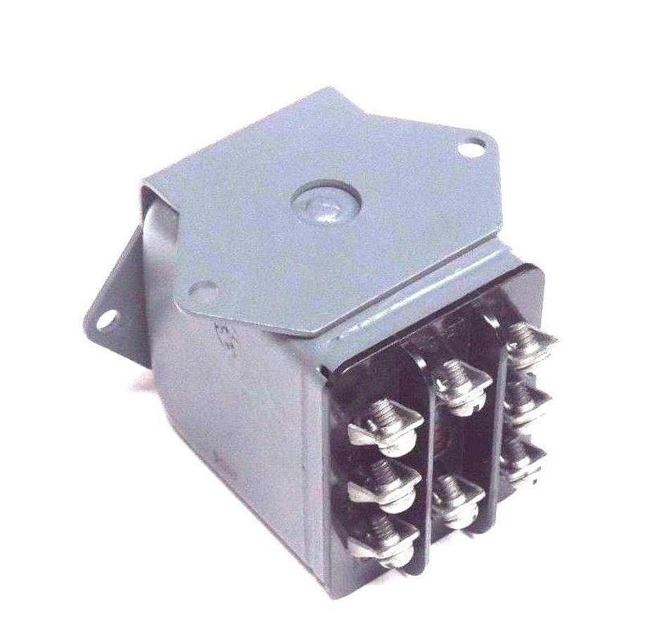 Used NEW LEACH CORP. AN-3311-1 RELAY 28VDC, 10AMP, 2PDT, HERMETICALLY SEALED, AN33111