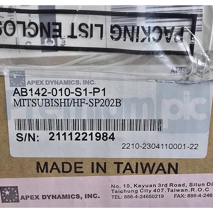 Used APEX Dynamics AB142-010-S1-P1 Planetary Gearbox 10:1 for MITSUBISHI HF-SP202B