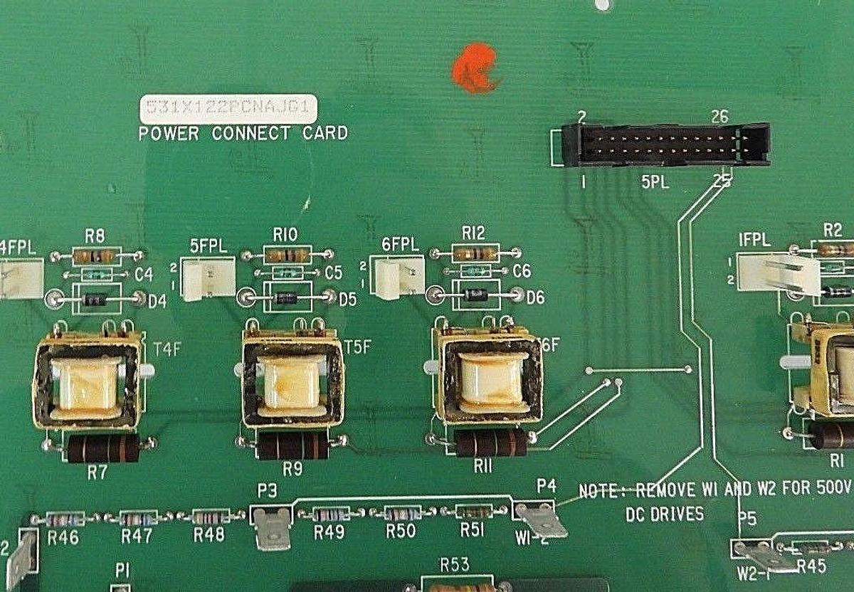 Used GENERAL ELECTRIC 531X122PCNAJG1 POWER CONNECT CARD
