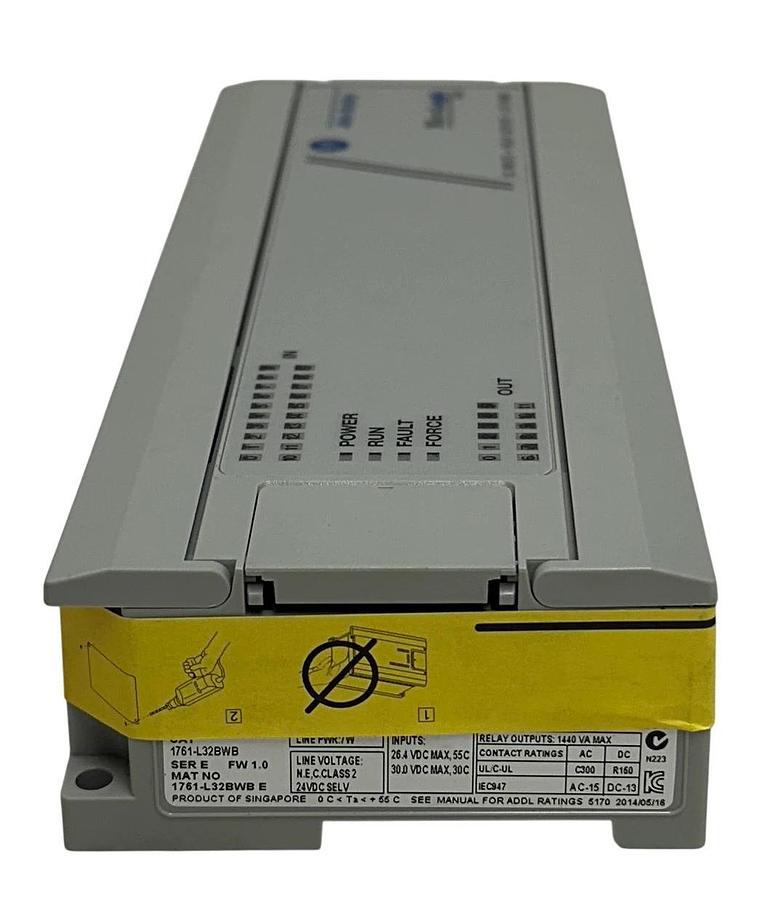 ALLEN BRADLEY 1761-L32BWB /E MicroLogix 1000 32-PT CONTROLLER 24VDC OEM NSNP