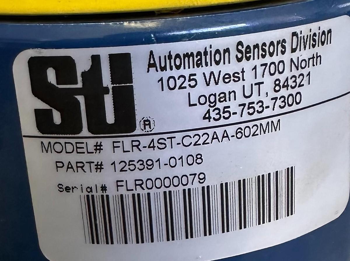 Used NEW STI FLR-4ST-C22AA-602MM / FLR4STC22AA602MM SENSOR 125391-0108 / 1253910108