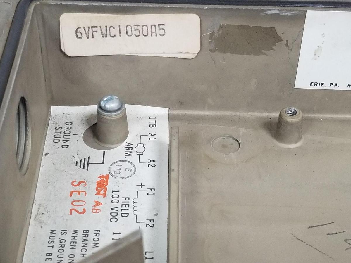 Used GENERAL ELECTRIC 6VFWC1050A5 STATOTROL II DRIVE HEAT SINK 44D333832-001