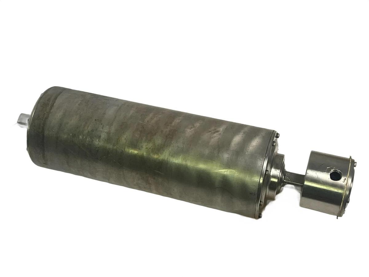 Used Van Der Graaf TM160A30-42NB RH Drum Motor | 480V 3PH 6.5" Dia Stainless Conveyor