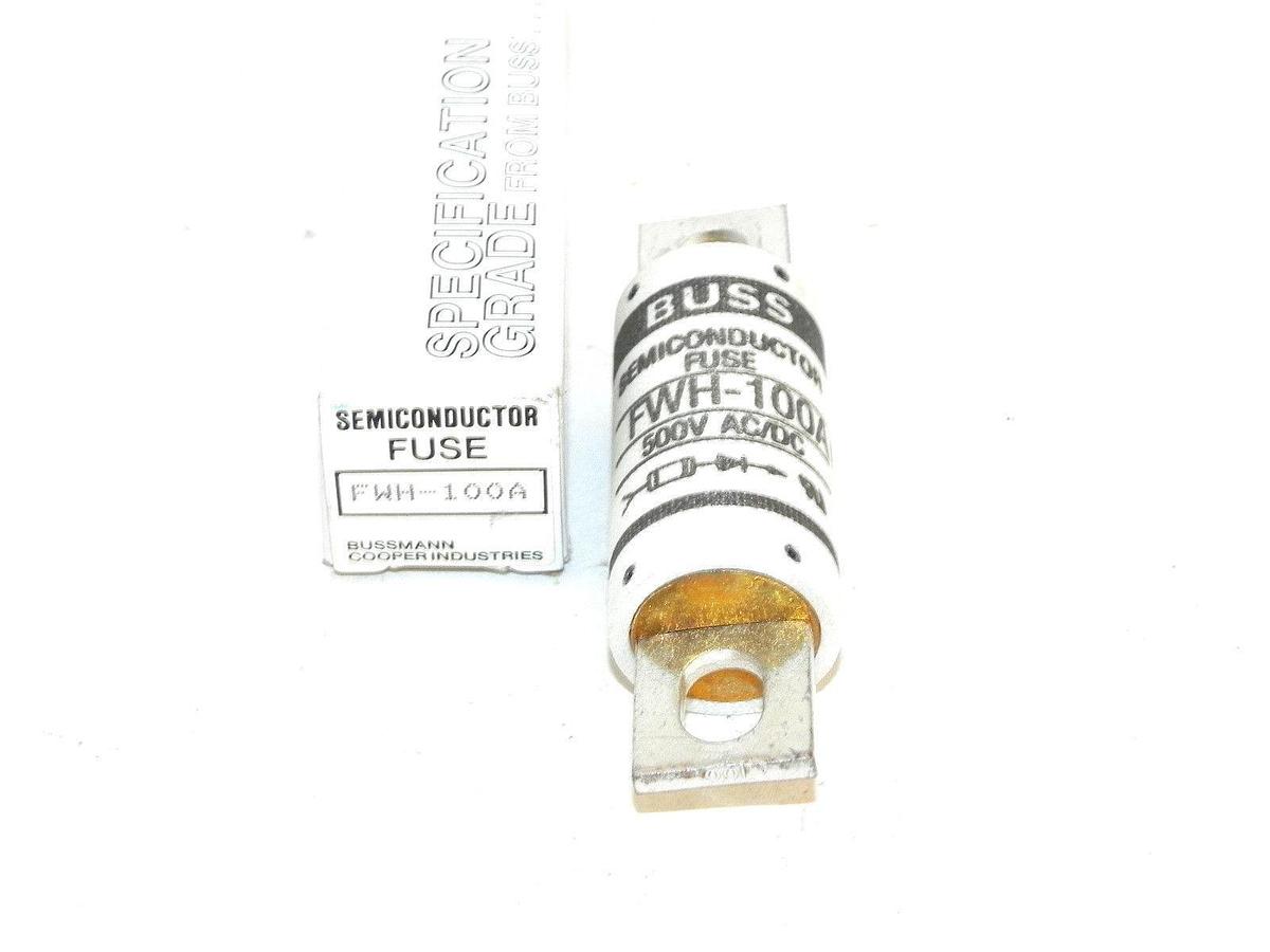 NIB BUSSMANN FWH-100A FUSE SEMICONDUCTOR FWH100A