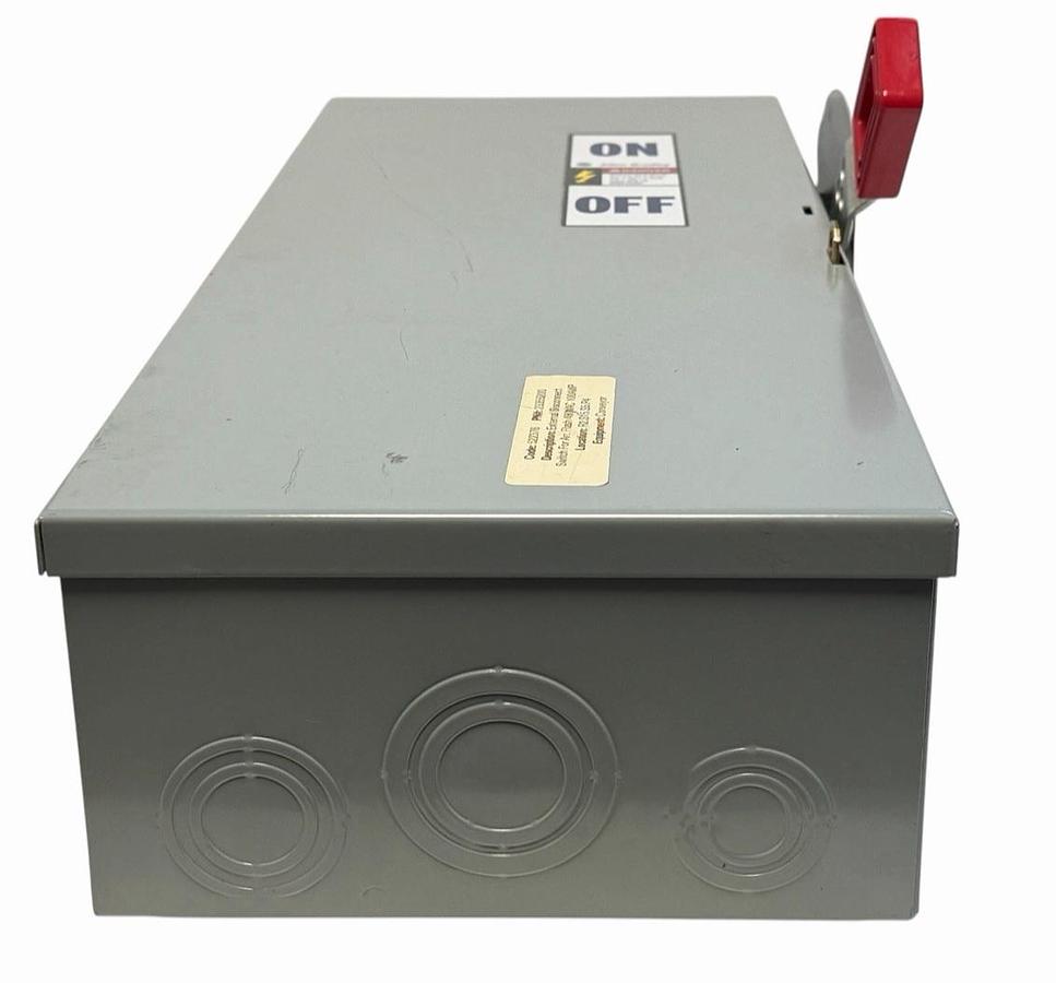 Used Allen Bradley 1494H-DA3H6 /B HD Fusible Disconnect Safety Switch 100A 600VAC NEW