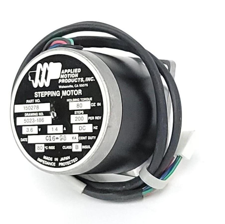 Used NEW APPLIED MOTION PRODUCTS, INC. 150278 STEPPING MOTOR 3.6V, 1.4A